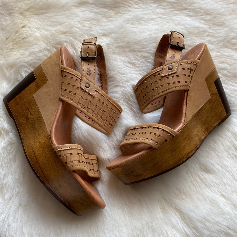 MUSSE & CLOUD WEDGE SANDALS WOMEN SIZE 41